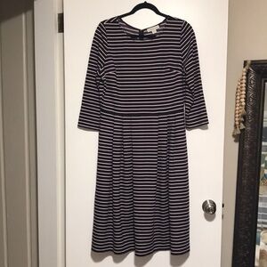 Like New Coldwater Creek Stripe Dress. SZ 12